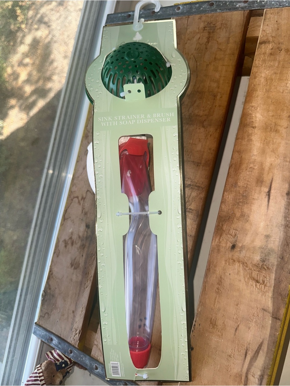 Spruce Lane Strawberry Theme Sink Strainer and Scrub Brush Set - New - Picture 4 of 6